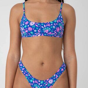 Bright Swimwear Bali Top in Sky Purple, size small